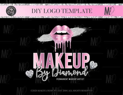 Lip Gloss Logo Design Gloss Logo Design Lip Gloss Logo Etsy