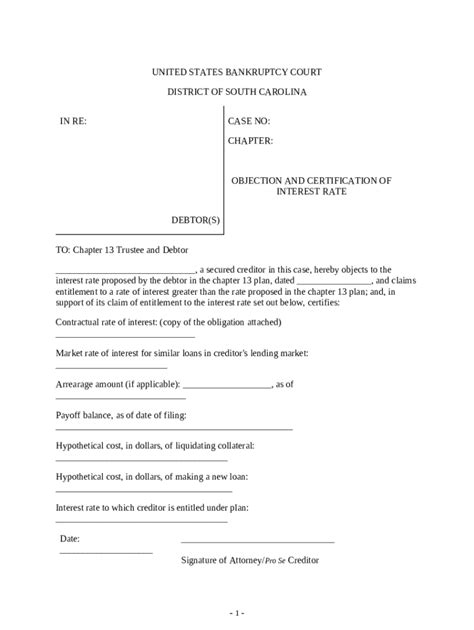 Debtor S Doc Template Pdffiller