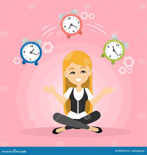 Time Management Concept Stock Vector Illustration Of Logistics 98782724