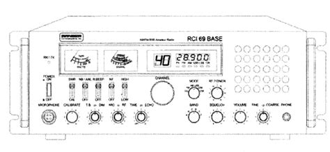 Ranger Rci Base Am Fm Ssb Cw Pa Meter Amateur Base Station