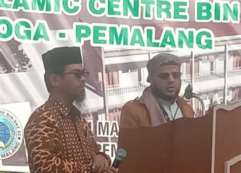 Peletakan Batu Pertama Pembangunan Pondok Pesantren Islamic Center Bin