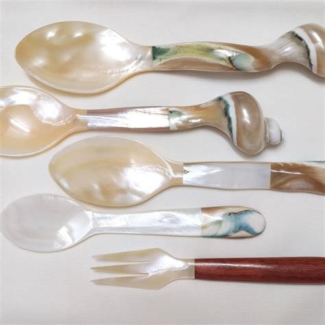 Mother of Pearl Spoons - Etsy