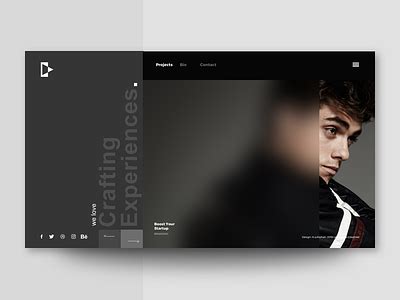 Designer Portfolio concept by Lemonade on Dribbble