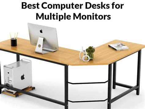 8 Best Computer Desks for Multiple Monitors in 2021