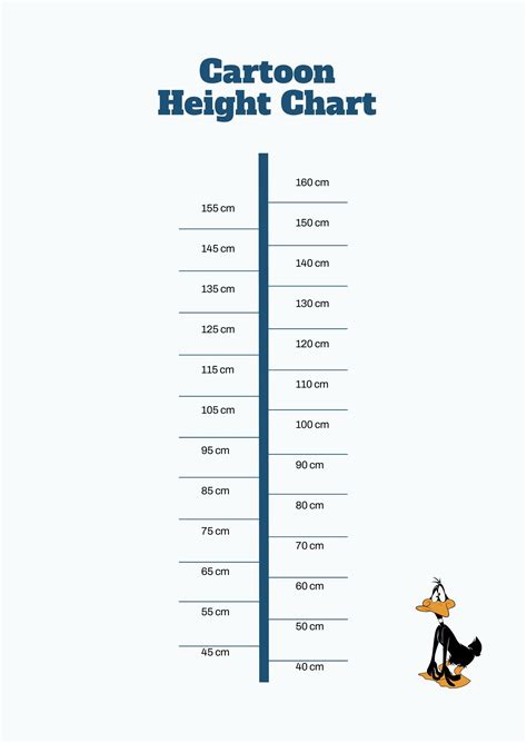 Cartoon Height Chart in PDF - Download | Template.net