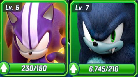 Sonic Forces Speed Battle Darkspine Sonic Vs Werehog All Characters