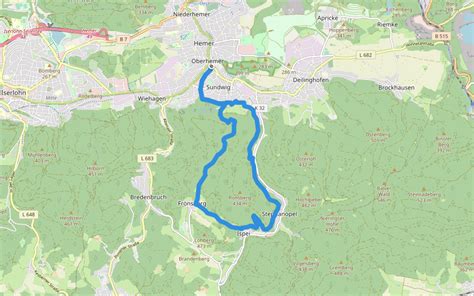 Hemer Westig Circular Route A Hiking Trail Nordrhein Westfalen Pacer