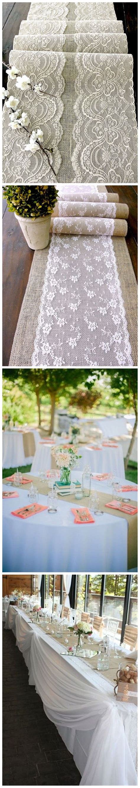 Diy Wedding Ideas Rustic Burlap Wedding Table Runner Ideas You