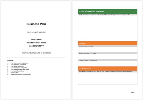 Construction Business Plan Template - Construction Documents And Templates