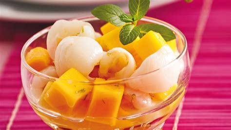 Salade De Fruits Mangue Litchis Les Recettes De Caty