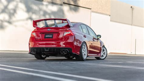 Remark Axleback Exhaust 4in Tip 2015 2020 WRX STI Subispeed