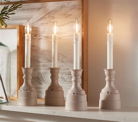 Bethlehem Lights Set Of Premium Cordless Window Candles Qvc