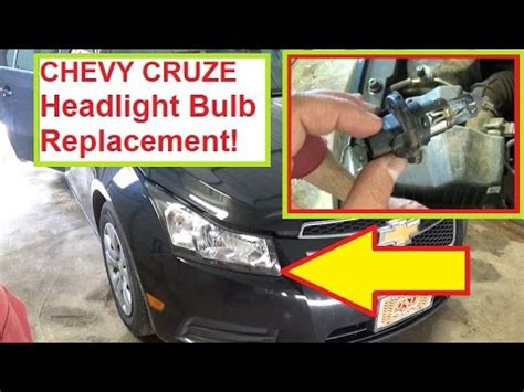 Change Headlight Bulb 2013 Chevy Cruze