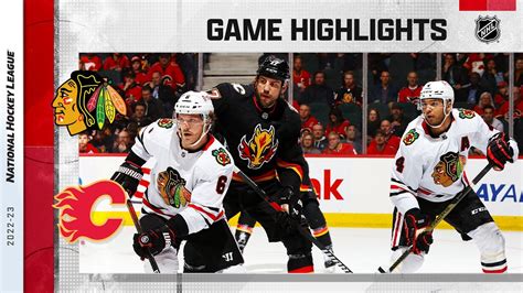 Blackhawks Flames 1 26 NHL Highlights 2023 YouTube