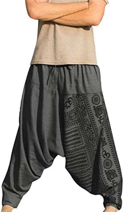 Amazon Es Pantalones Hippies Hombre