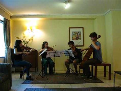 Cuarteto Dvorak Americano Primer Movimiento YouTube