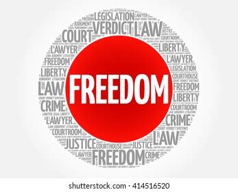 Freedom Word Cloud Concept Stock Vector Royalty Free