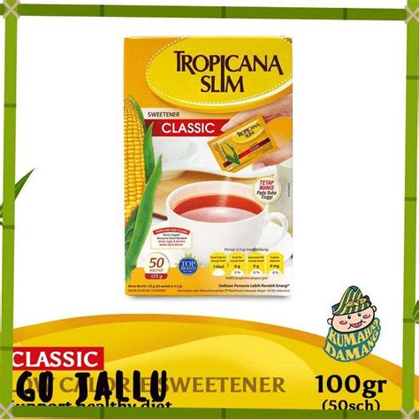 Jual Tropicana Slim Sweetener Classic 50 Sachet 100 Sachet Di Seller Go