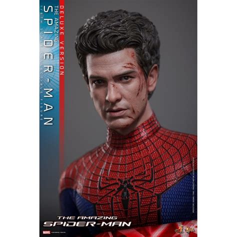 Spider Man Deluxe Hot Toys MMS772 The Amazing Spider Man 1 6 Figure