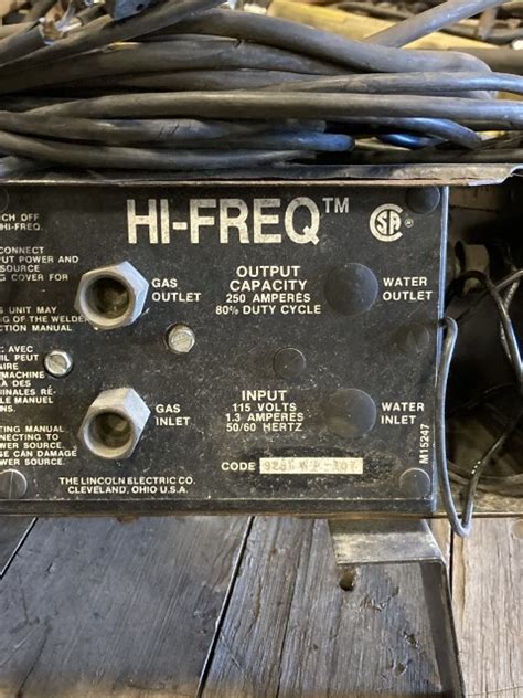 Lincoln Electric Hi Freq A High Frequency Generator For Tig Welding