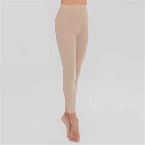 Girls Footless Ballet Tights Beige Decathlon