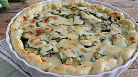 Tarte Salée Aux Courgettes Et Aux Pommes De Terre Idée Simple Et