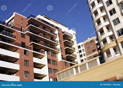 Urban Apartment Building Stock Photo Image Of Resident 1036488