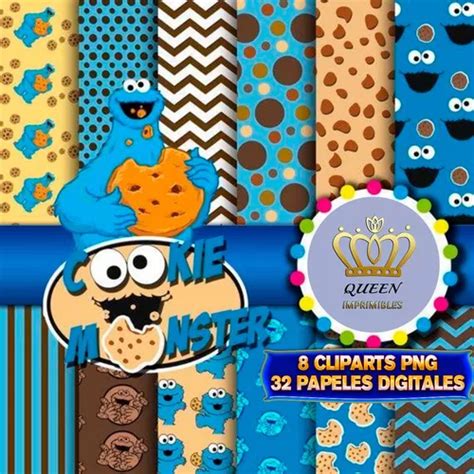 Monstruo De Las Galletas Cliparts Imagenes Png Fondos 056 En Venta