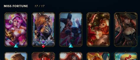 Full Miss Fortune skin collection complete (chromas too) : r ...