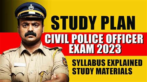 Kerala PSC Study Plan For Civil Police Officer 2023 YouTube