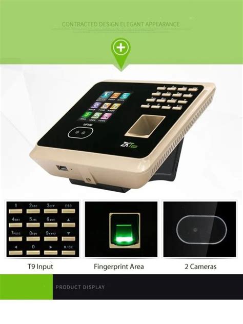 Zk Uf100plus Wifi Face Fingerprint Identification Time Attendance