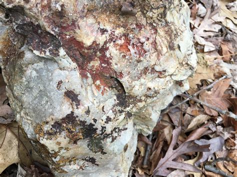 Is This A Good Gold Ore Sample Quartz With Red Iron Stains And Other