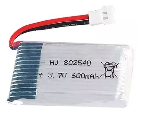 Bateria Lipo Litio 3 7v 600mah Recargable Pila Litio