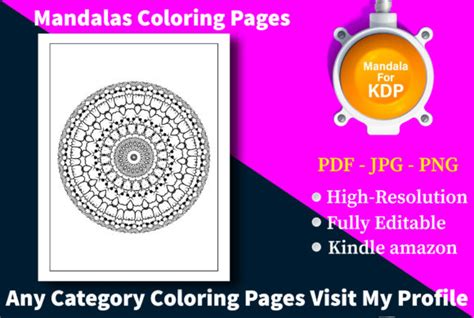 Mandala Coloring Page Mandala Coloring Designs Graphics