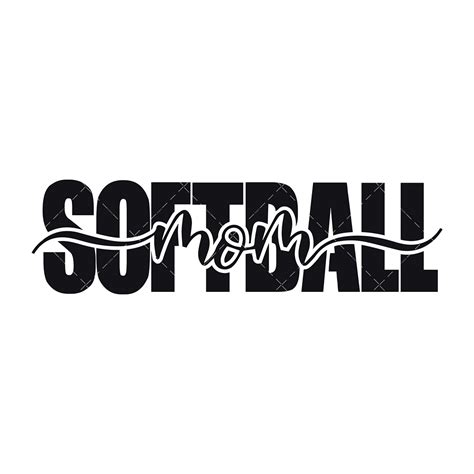 Softball Mom Svg Png Pdf Softball Svg Inspire Uplift