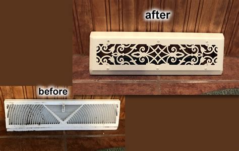 metal baseboard vent cover