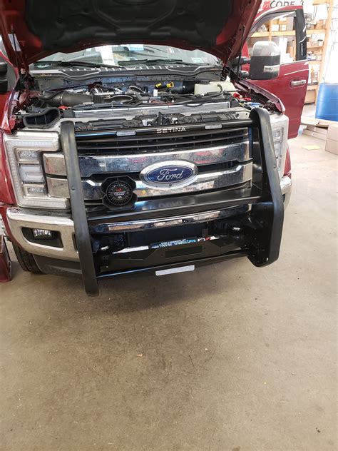 Ford F250 Brush Guard With Winch Mount Chartier S Blog