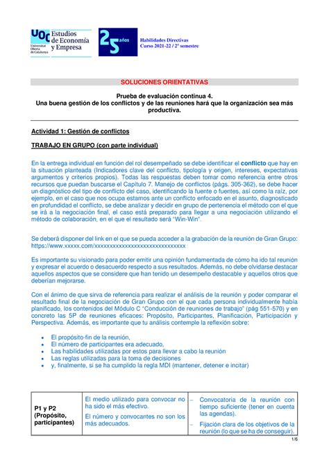 Solución Pec 4 Habilidades Directivas Curso 2021 22 2º semestre