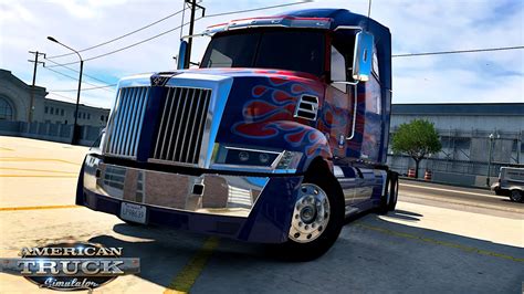 Truckin Across Texas In Optimus Prime American Truck Simulator