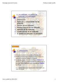 Tema 6 Actitudes y persuasion Apuntes de Psicología Social Docsity