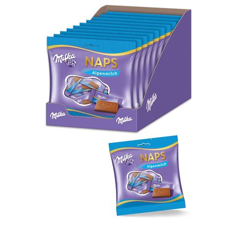 Milka Naps Alpenmilch 10 X 119g Zartschmelzende Mini