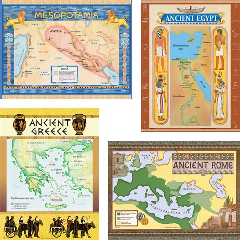 Ancient Civilizations Bulletin Board Display Set Tcr4422 Products Teacher Created