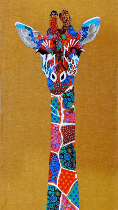 Colorful Giraffe Wallpaper iPhone - Live Wallpaper HD | Giraffe art ...