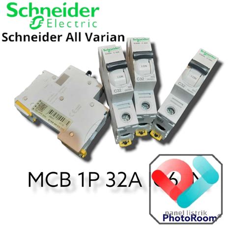 Jual MCB SCHNEIDER 1P 32A MCB IC65N 1phas 32 Amper Schneider Mini