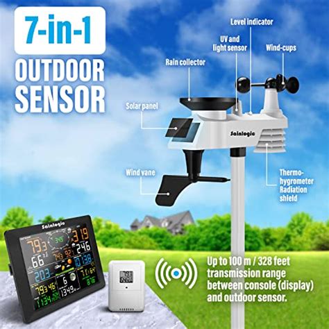 Sainlogic Professional Wifi Weather Station With Outdoor Sensor