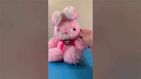 Vintage Pink Bunny Musical Plush Toy Sounds Youtube