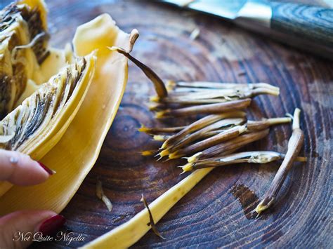 Banana Flower Salad How To Cut Banana Flower @ Not Quite Nigella