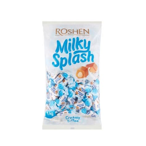 Mleczne Cukierki Toffi Roshen Milky Splash 1kg