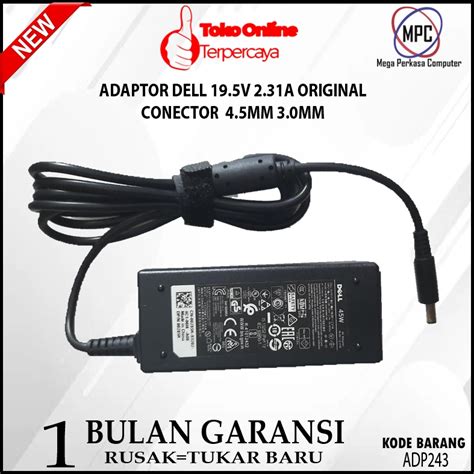 Jual Adaptor Charger Laptop Dell V A Colokan Jarum Kecil