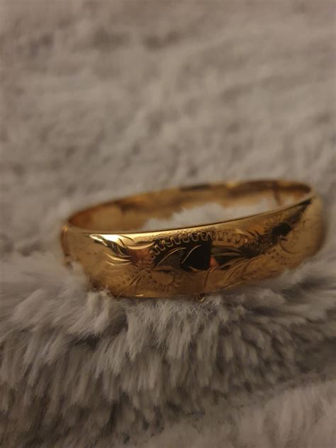 Vintage Rolled Gold Excalibur Bangle Etsy